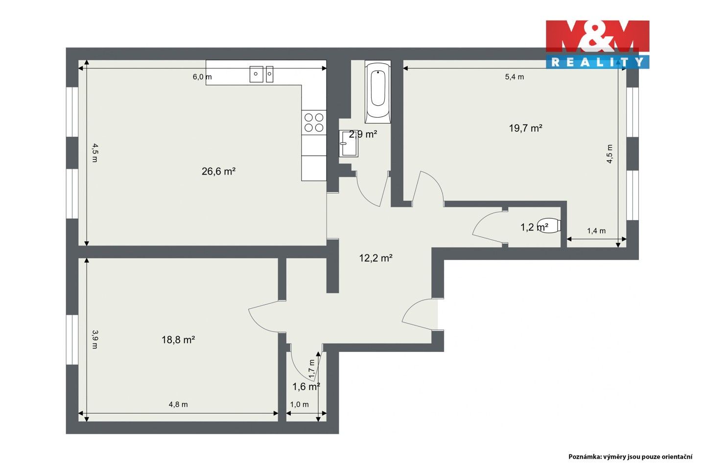 Prodej bytu 3+kk 90 m² - foto 5