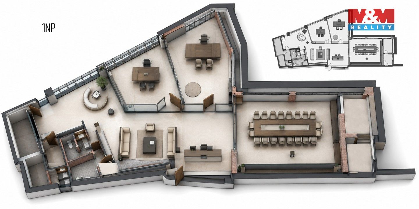 Pronájem komerčního prostoru 208 m² - foto 5