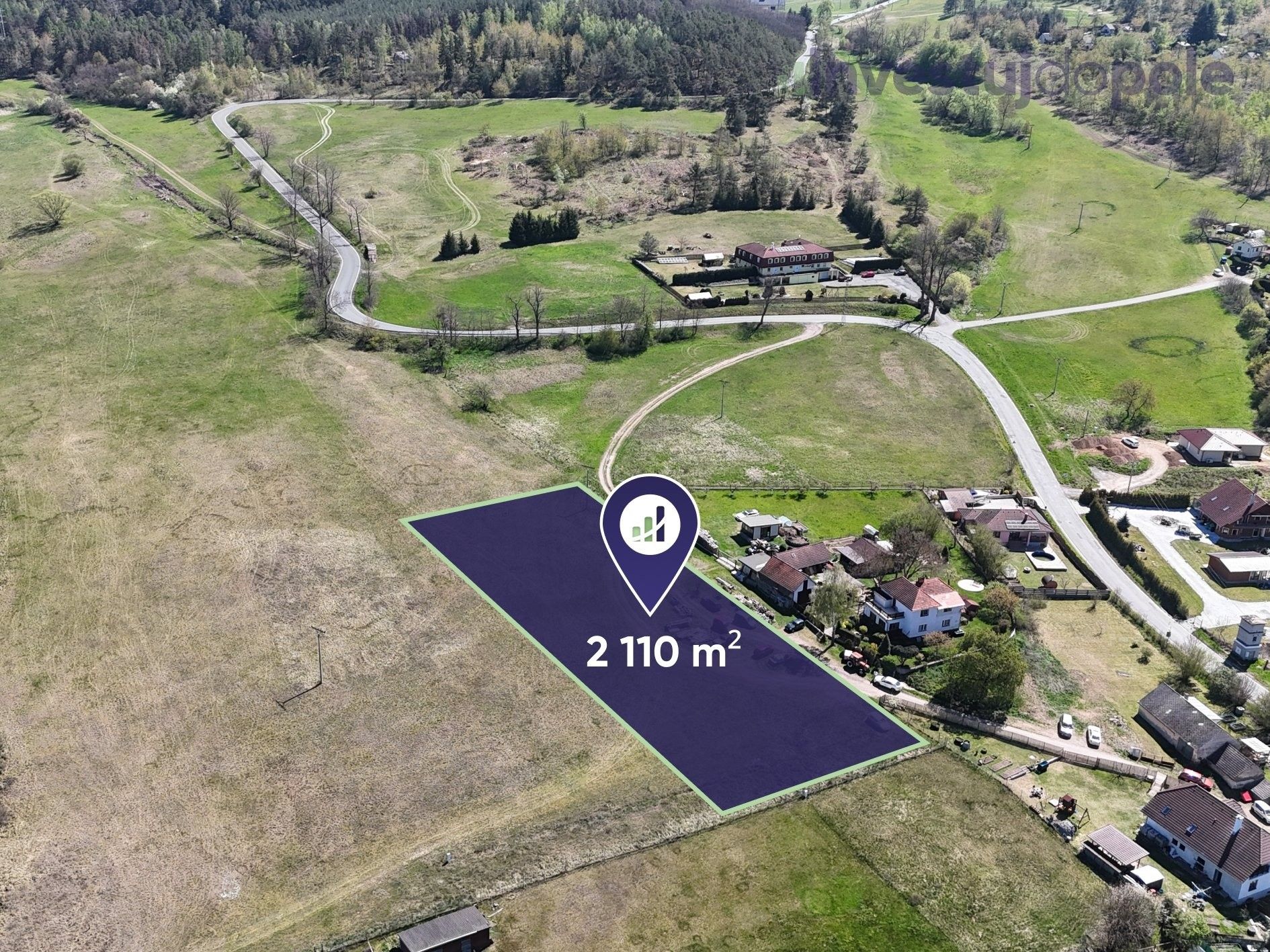 Prodej pozemku 2110 m² - foto 2