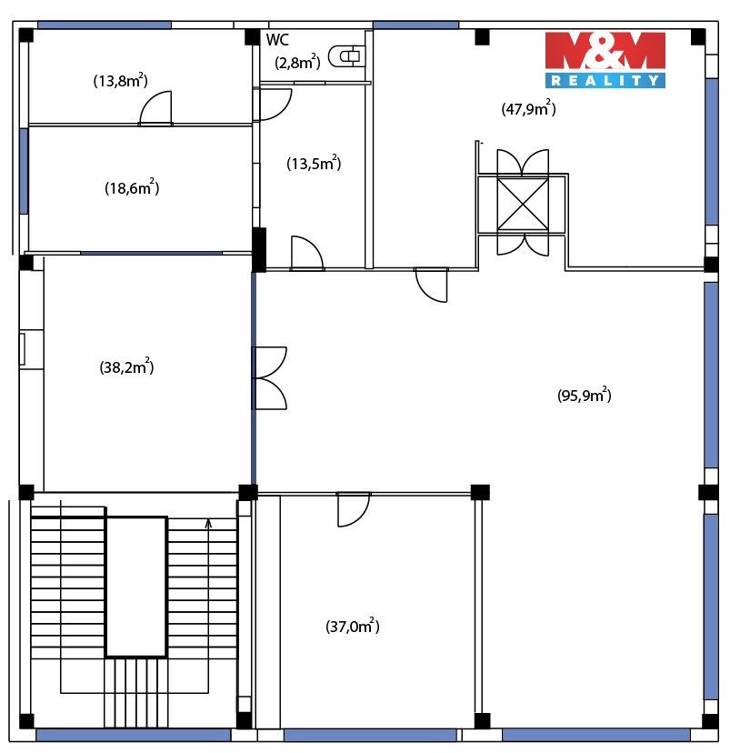 Pronájem komerčního prostoru 265 m² - foto 7