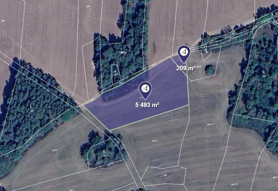 Prodej pozemku 5702 m² - foto 1
