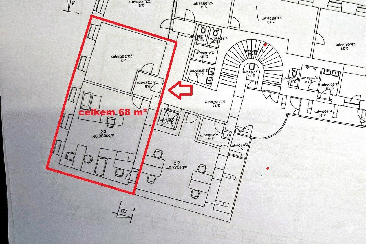 Pronájem komerčního prostoru 68 m² - foto 3