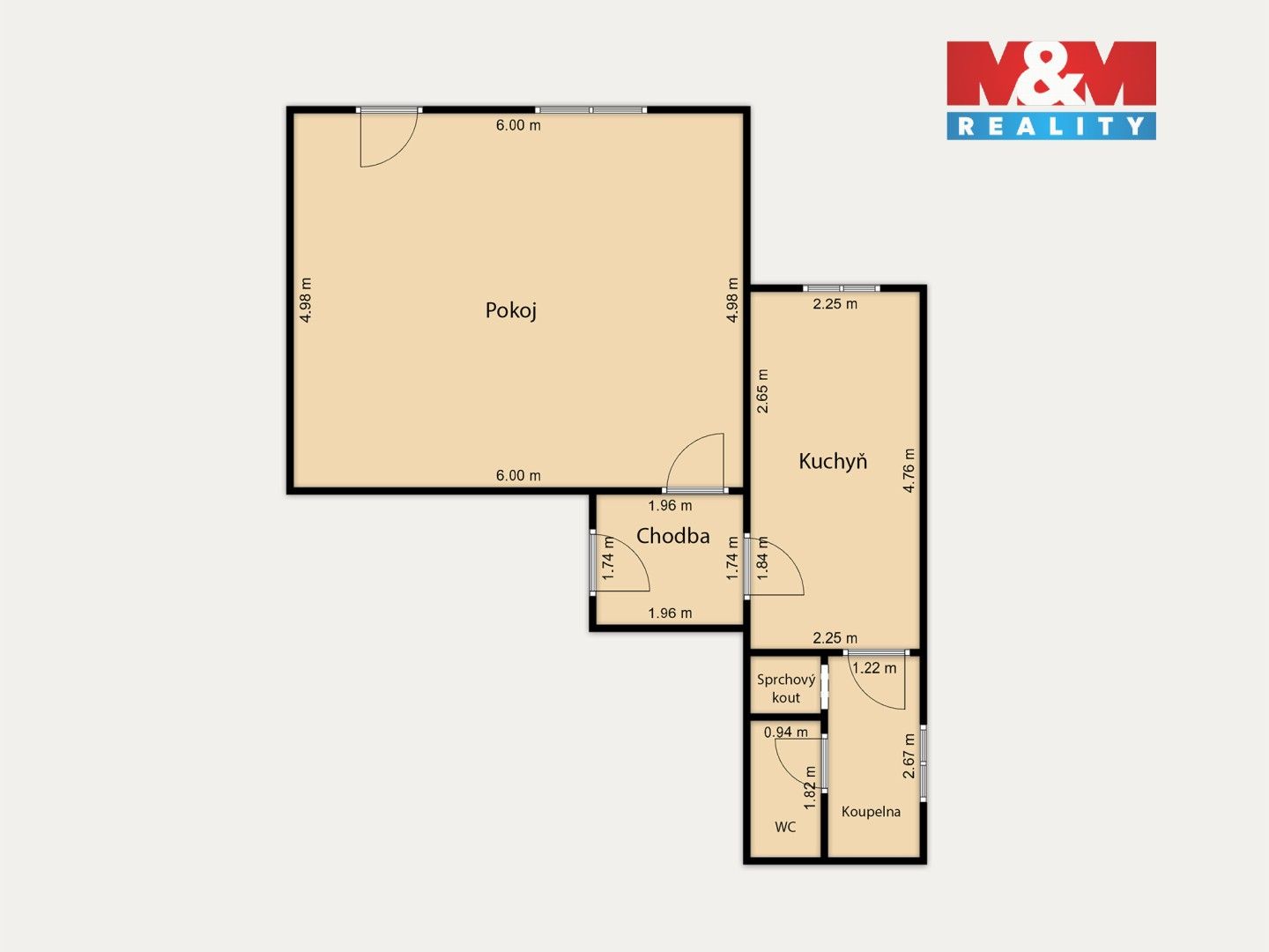 Prodej bytu 1+1 56 m² - foto 19
