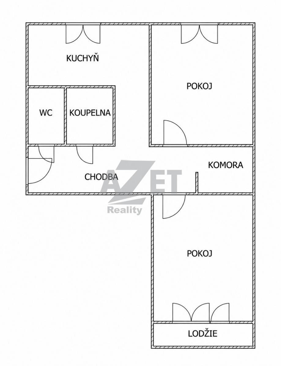 Prodej bytu 2+1 50 m² - foto 4