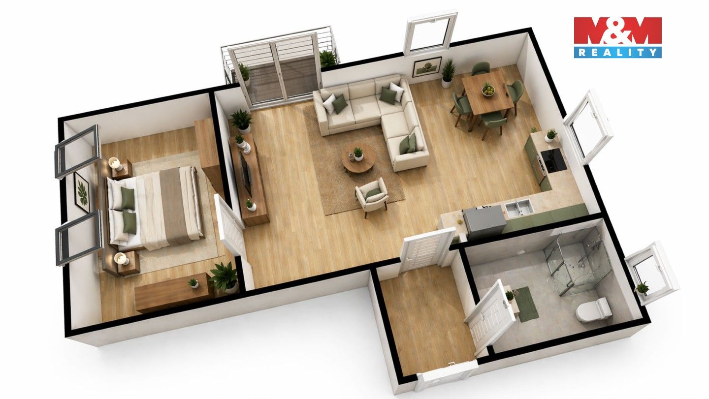 Prodej bytu 2+kk 60 m² - foto 6