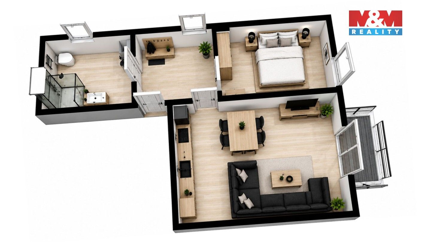 Prodej bytu 2+kk 50 m² - foto 5