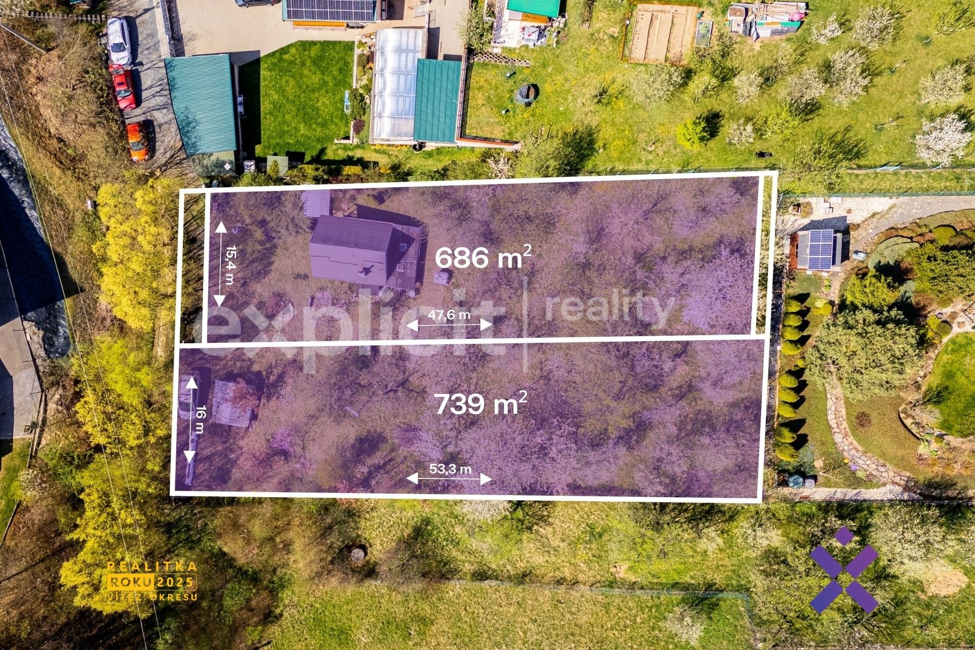 Prodej pozemku 739 m² - foto 1
