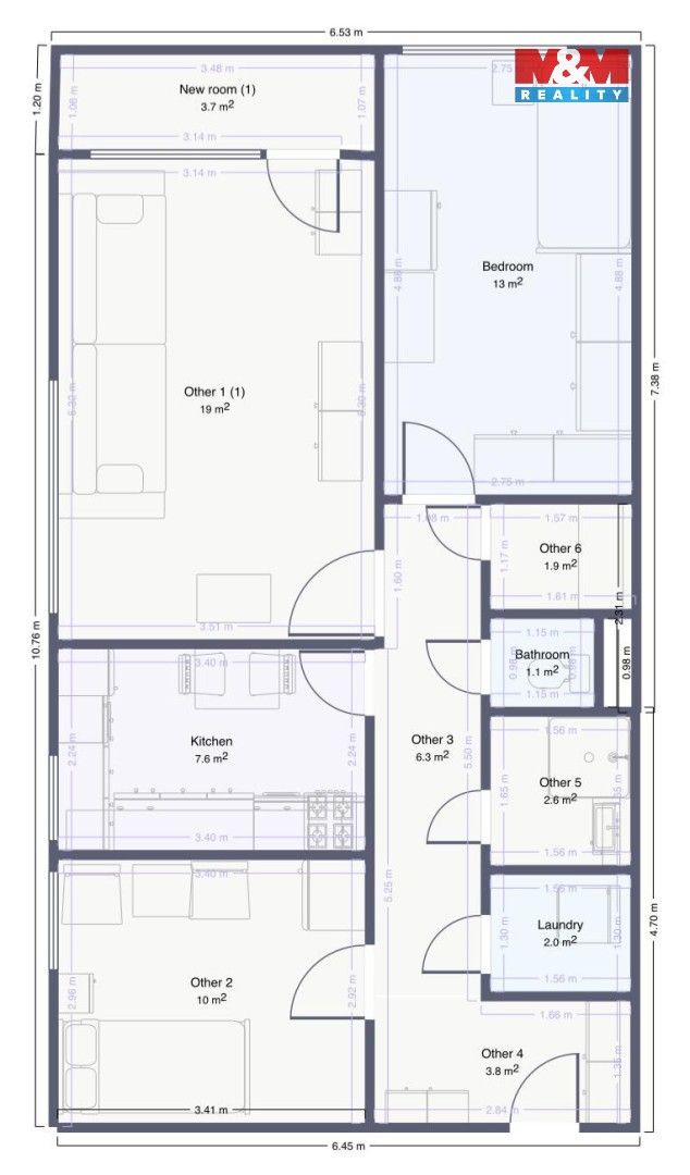 Prodej bytu 3+1 67 m² - foto 10