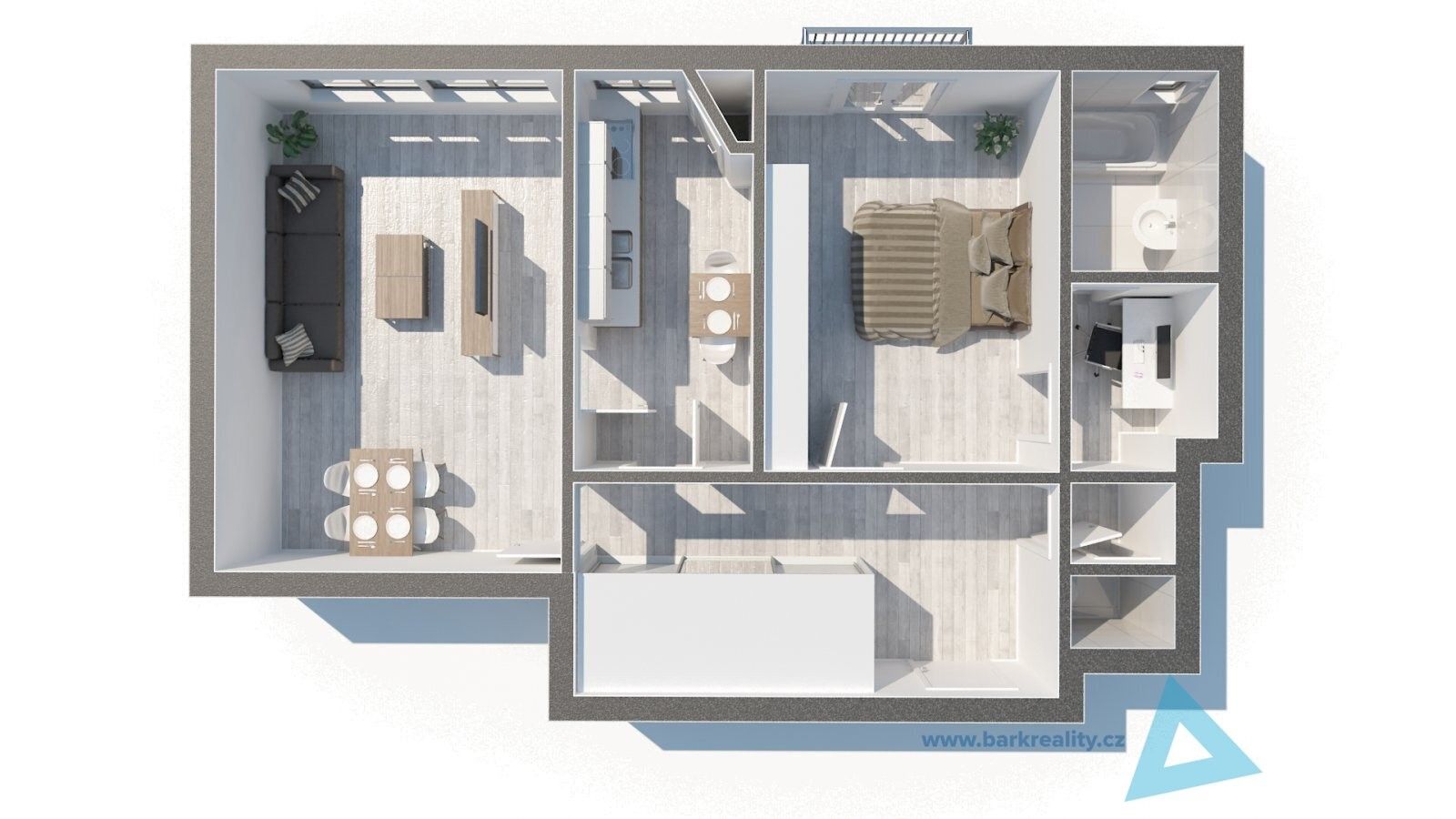 Prodej bytu 2+1 70 m² - foto 3