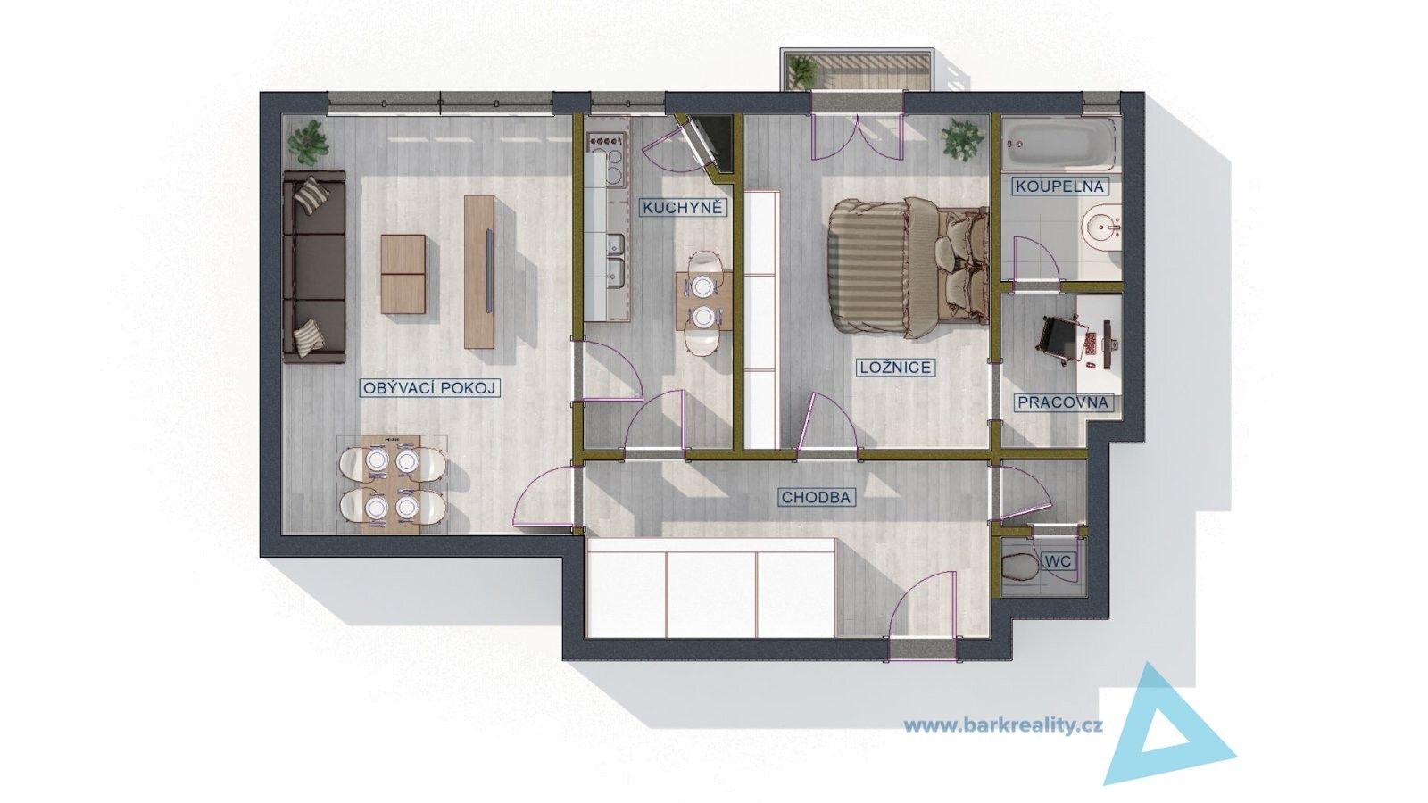 Prodej bytu 2+1 70 m² - foto 23