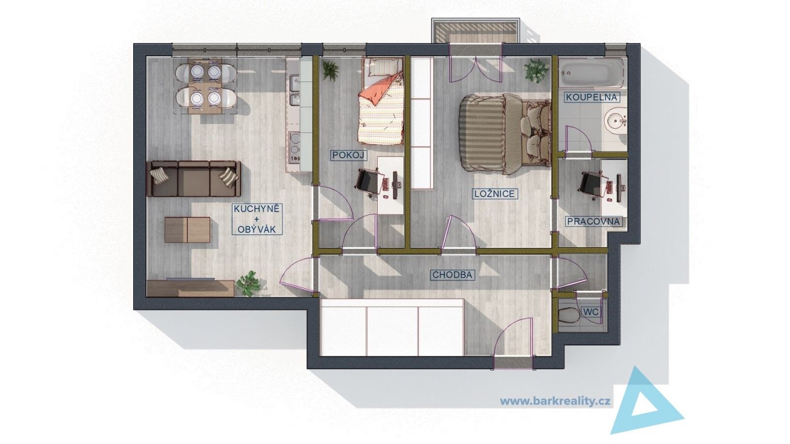 Prodej bytu 2+1 70 m² - foto 24