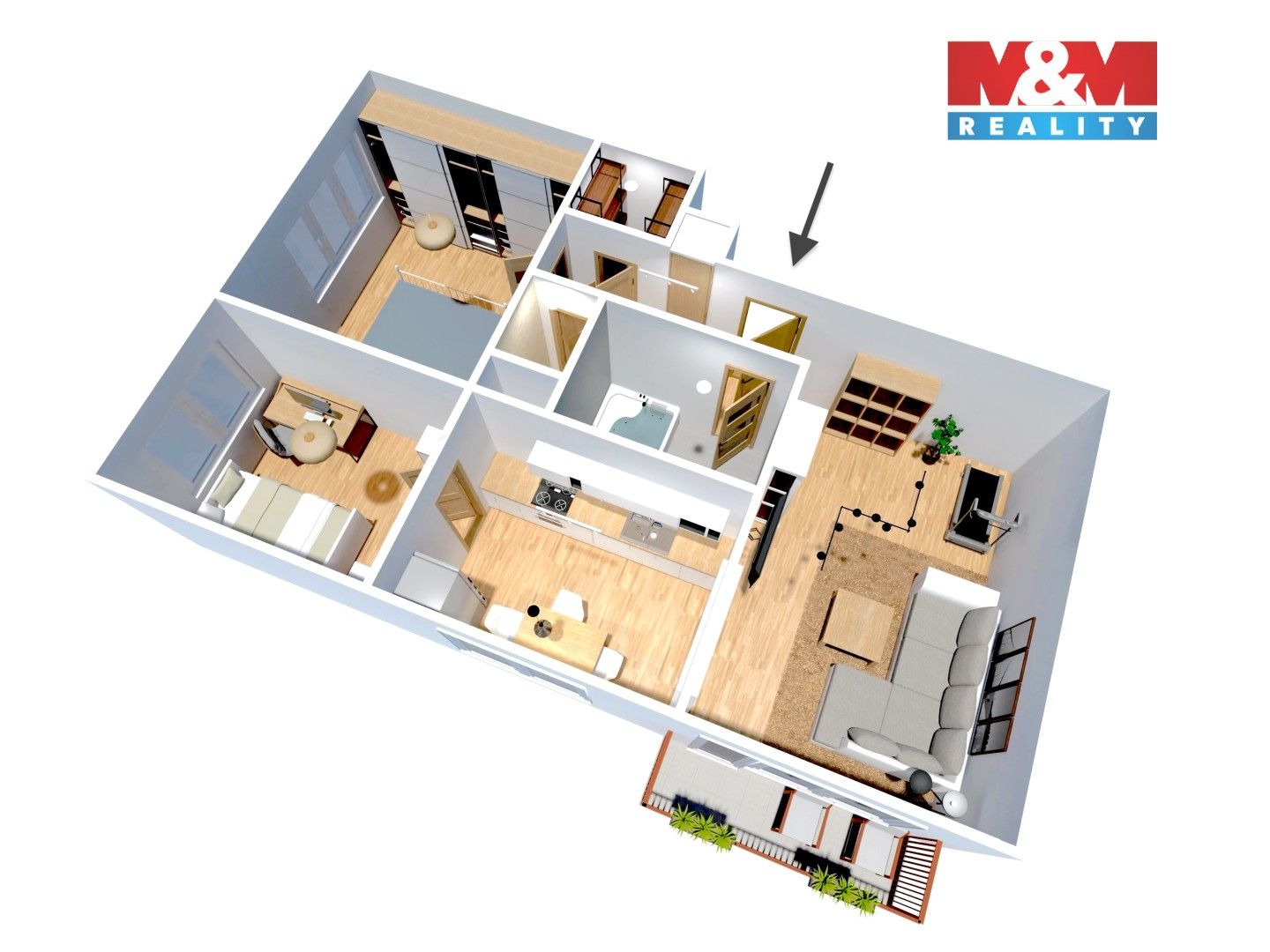 Prodej bytu 3+1 63 m² - foto 21