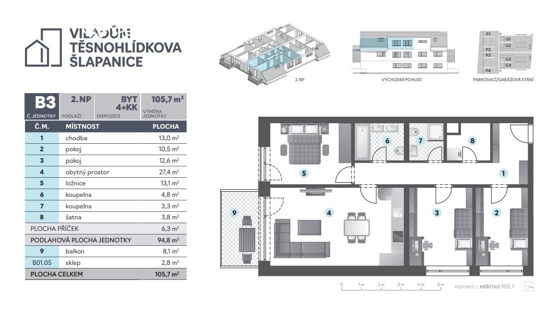 Prodej bytu 4+kk 106 m² - foto 19