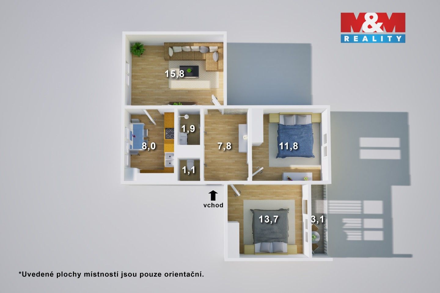 Prodej bytu 3+1 68 m² - foto 21