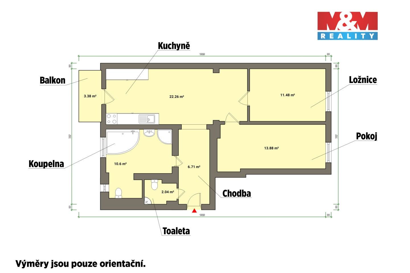 Pronájem bytu 3+kk 67 m² - foto 5