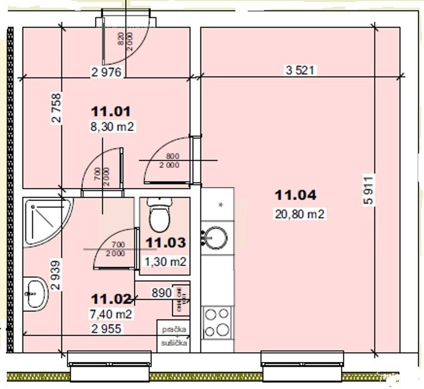 Prodej bytu 1+kk 38 m² - foto 6