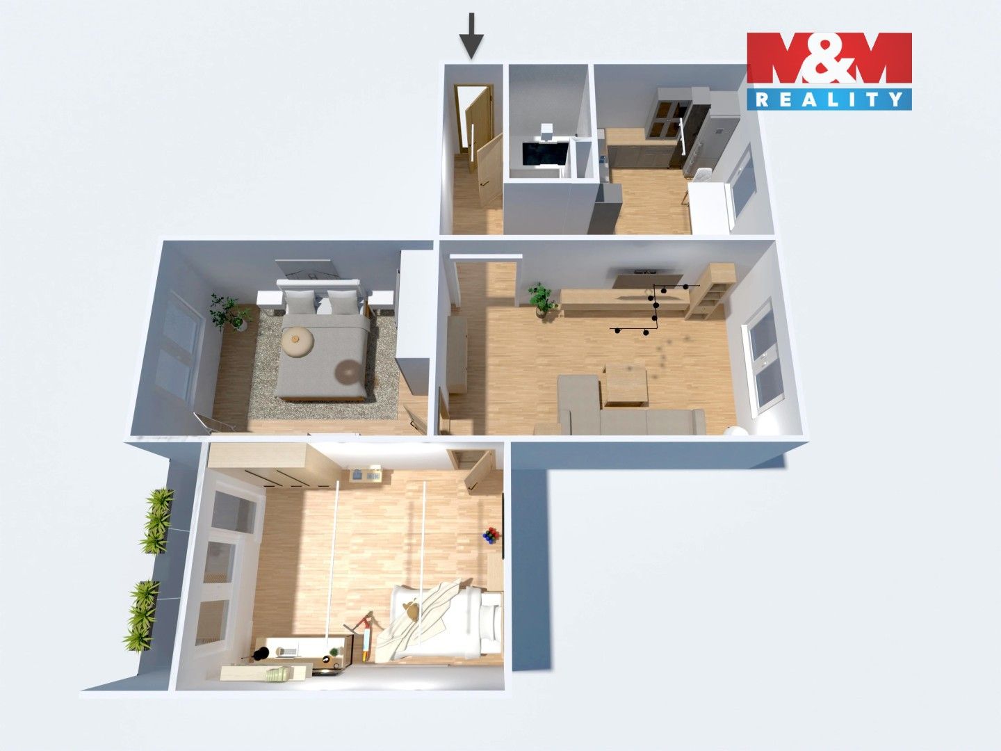 Prodej bytu 3+1 71 m² - foto 4