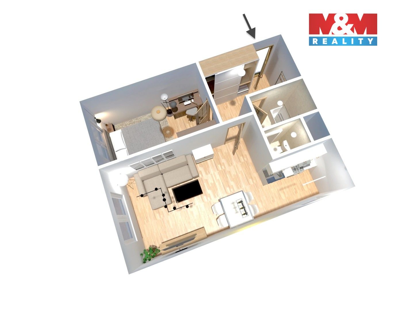 Prodej bytu 2+kk 41 m² - foto 4