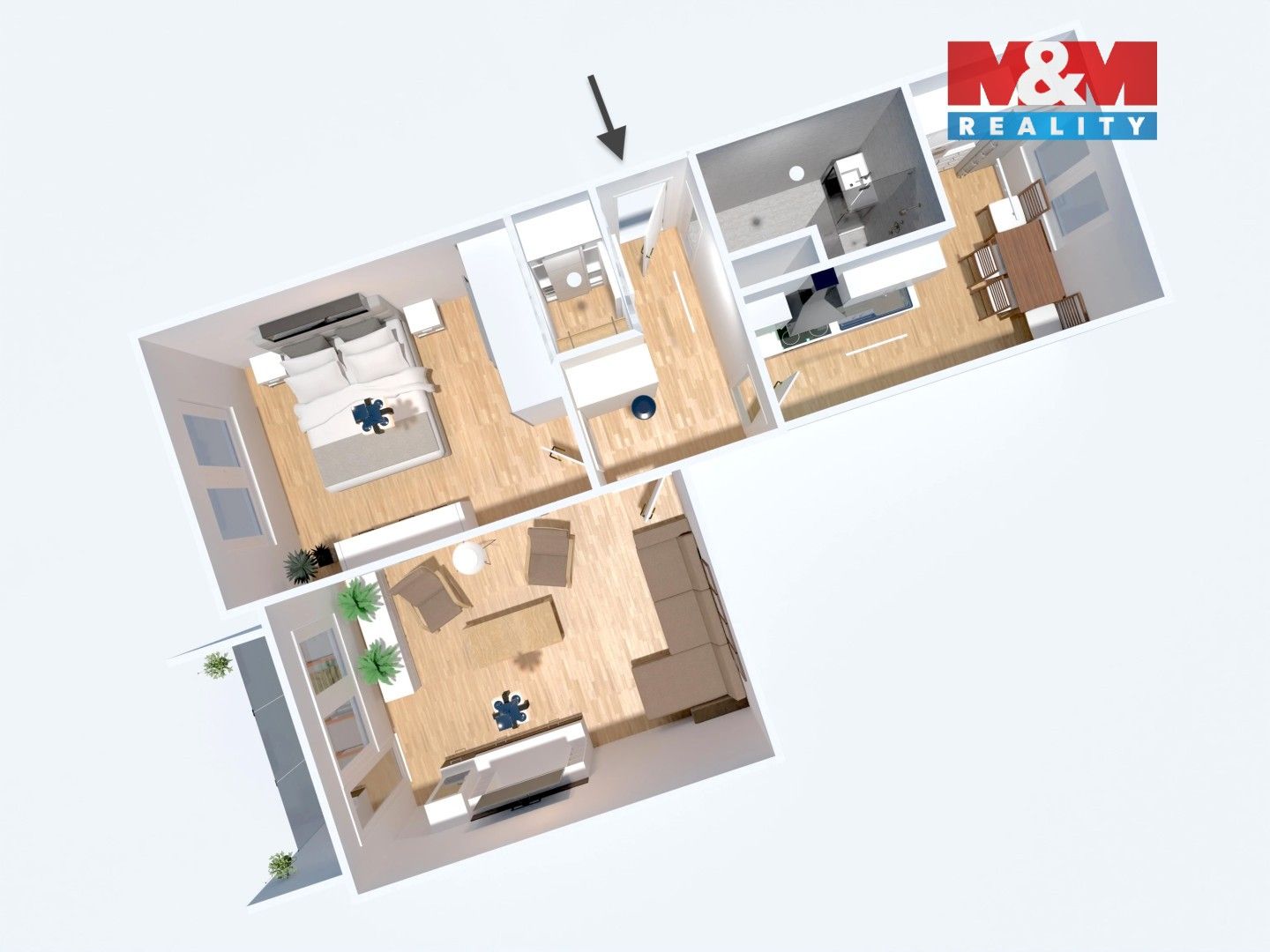 Prodej bytu 2+1 63 m² - foto 11