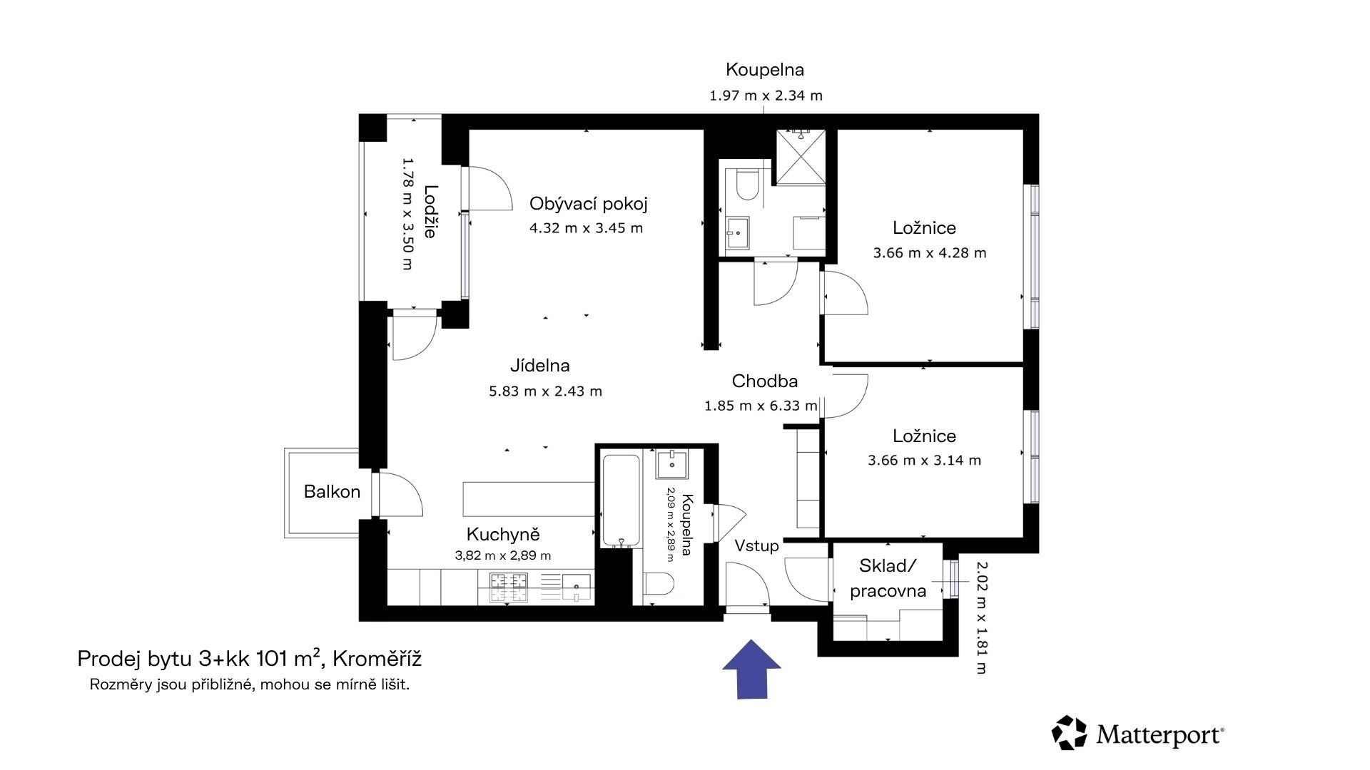 Prodej bytu 3+kk 101 m² - foto 25