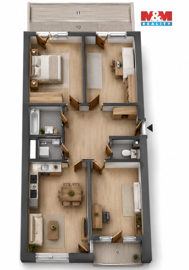 Prodej bytu 4+kk 76 m² - foto 4