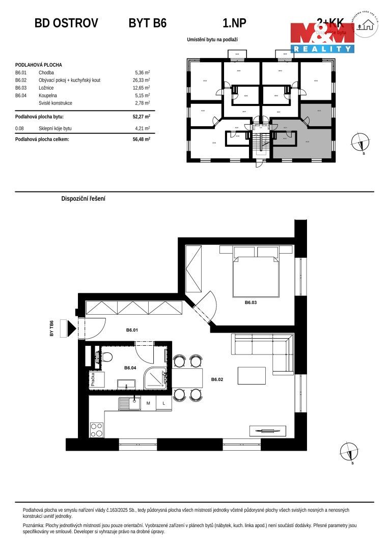 Prodej bytu 2+kk 56 m² - foto 5