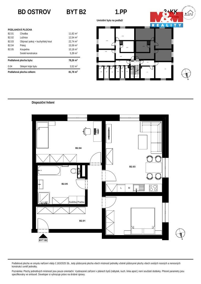 Prodej bytu 3+kk 82 m² - foto 5