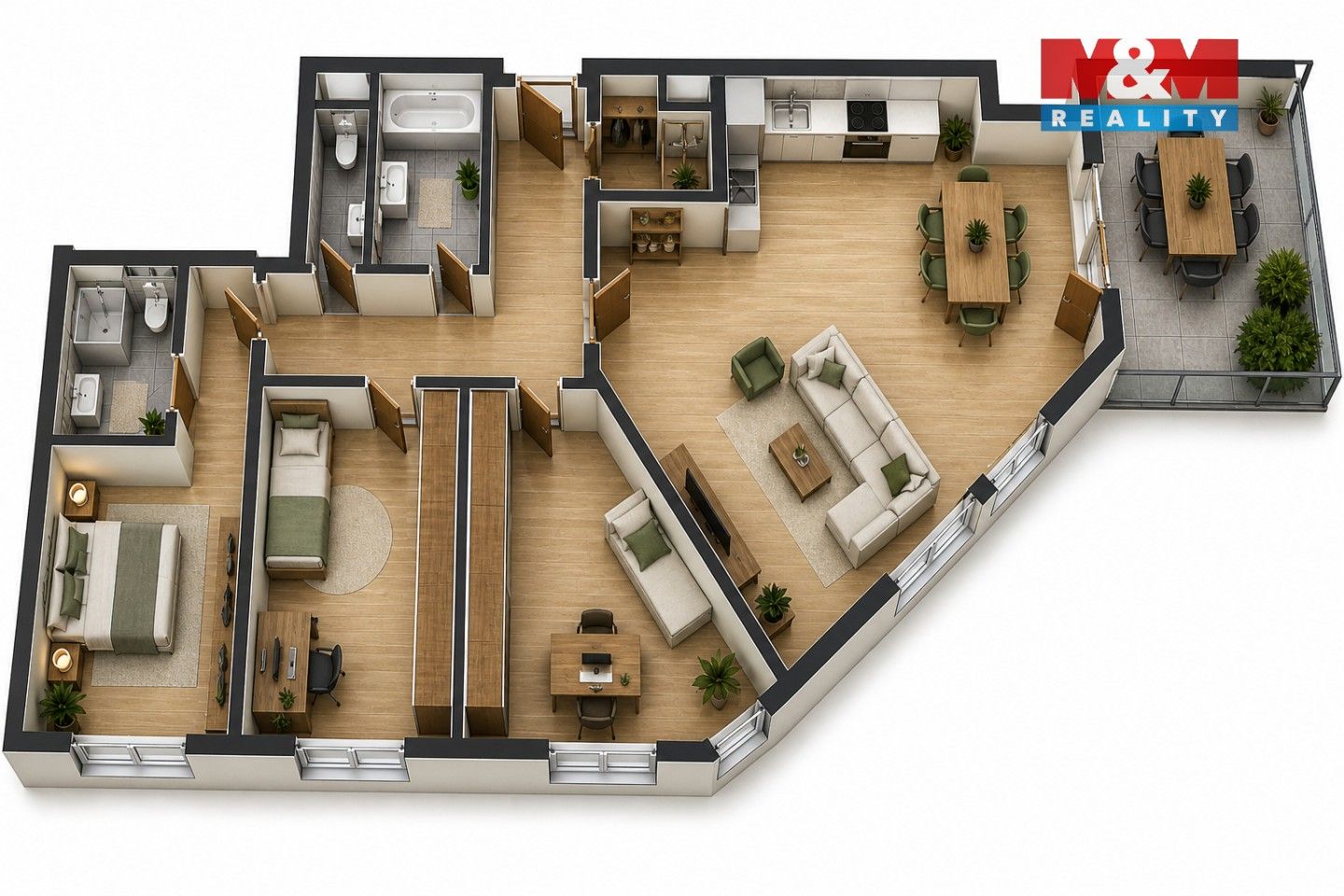 Prodej bytu 4+kk 104 m² - foto 5