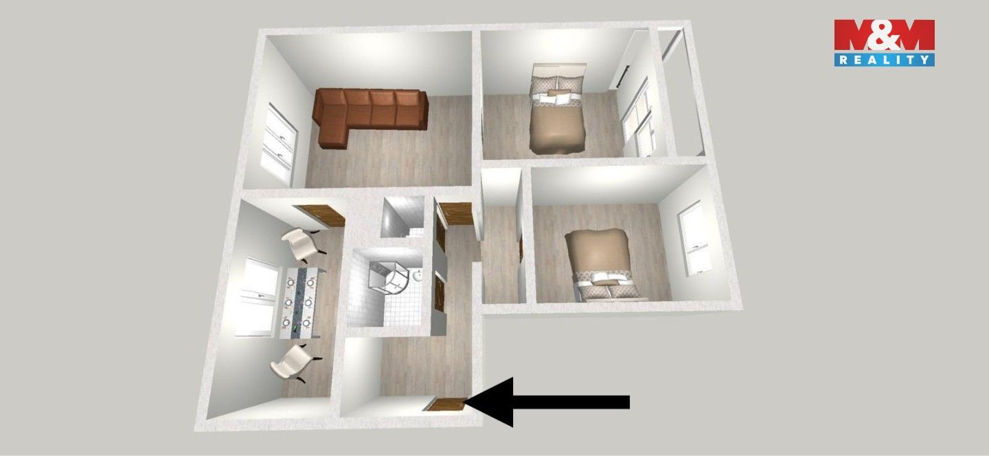 Prodej bytu 3+1 69 m² - foto 20