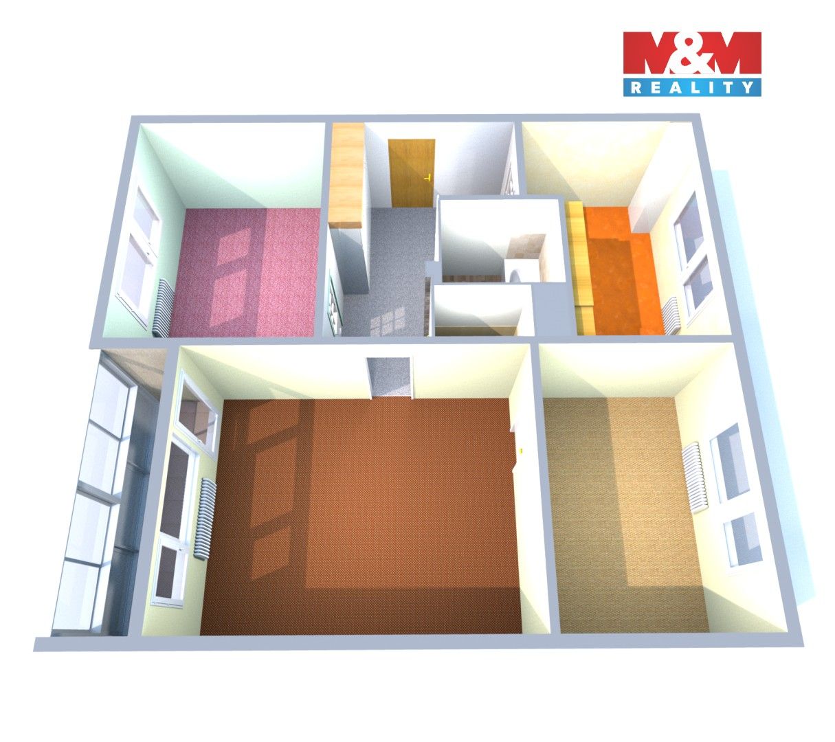 Prodej bytu 3+1 70 m² - foto 16