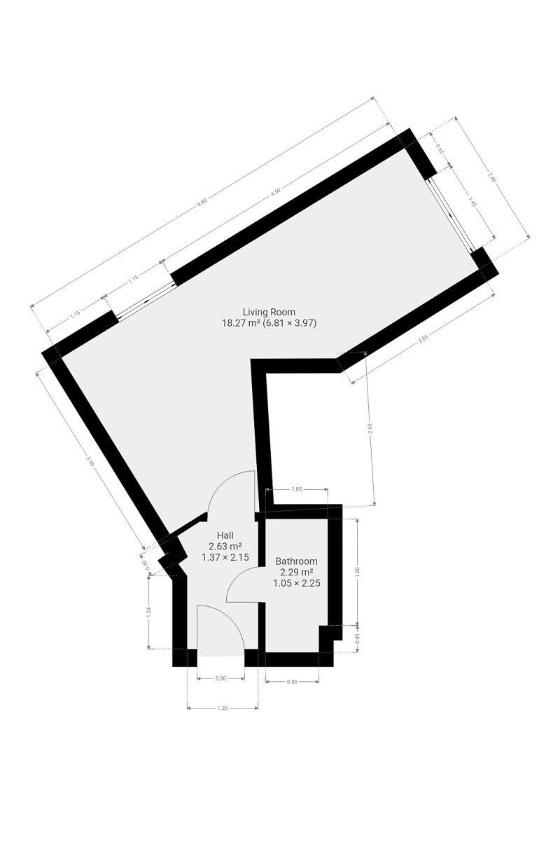 Pronájem bytu 1+kk 23 m² - foto 9