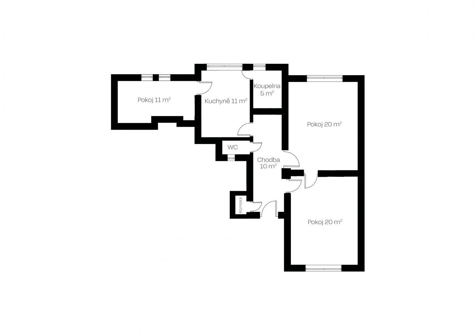 Prodej bytu 3+1 80 m² - foto 2