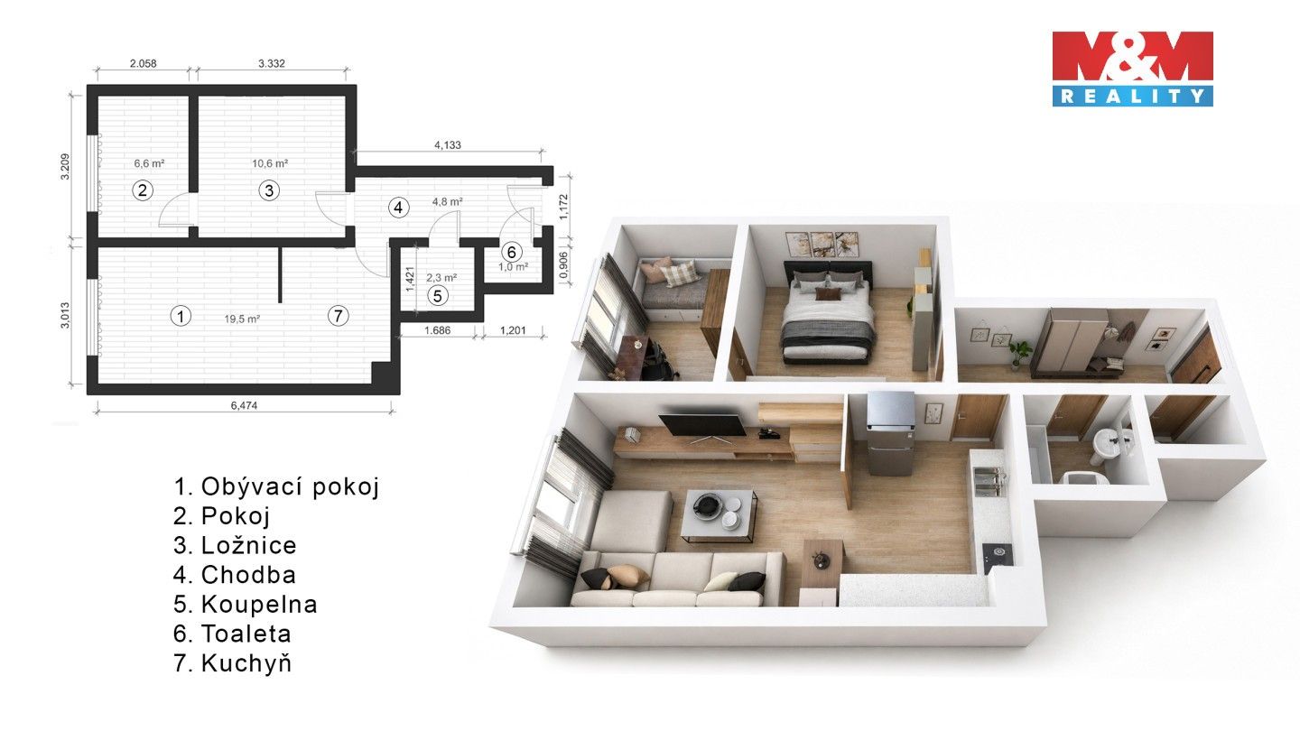 Prodej bytu 2+kk 45 m² - foto 18