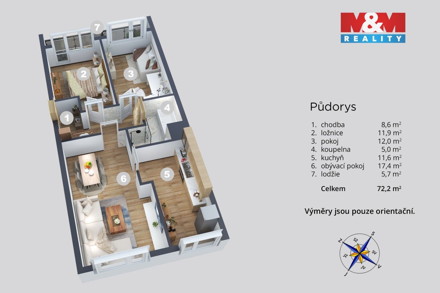 Prodej bytu 3+1 68 m² - foto 14