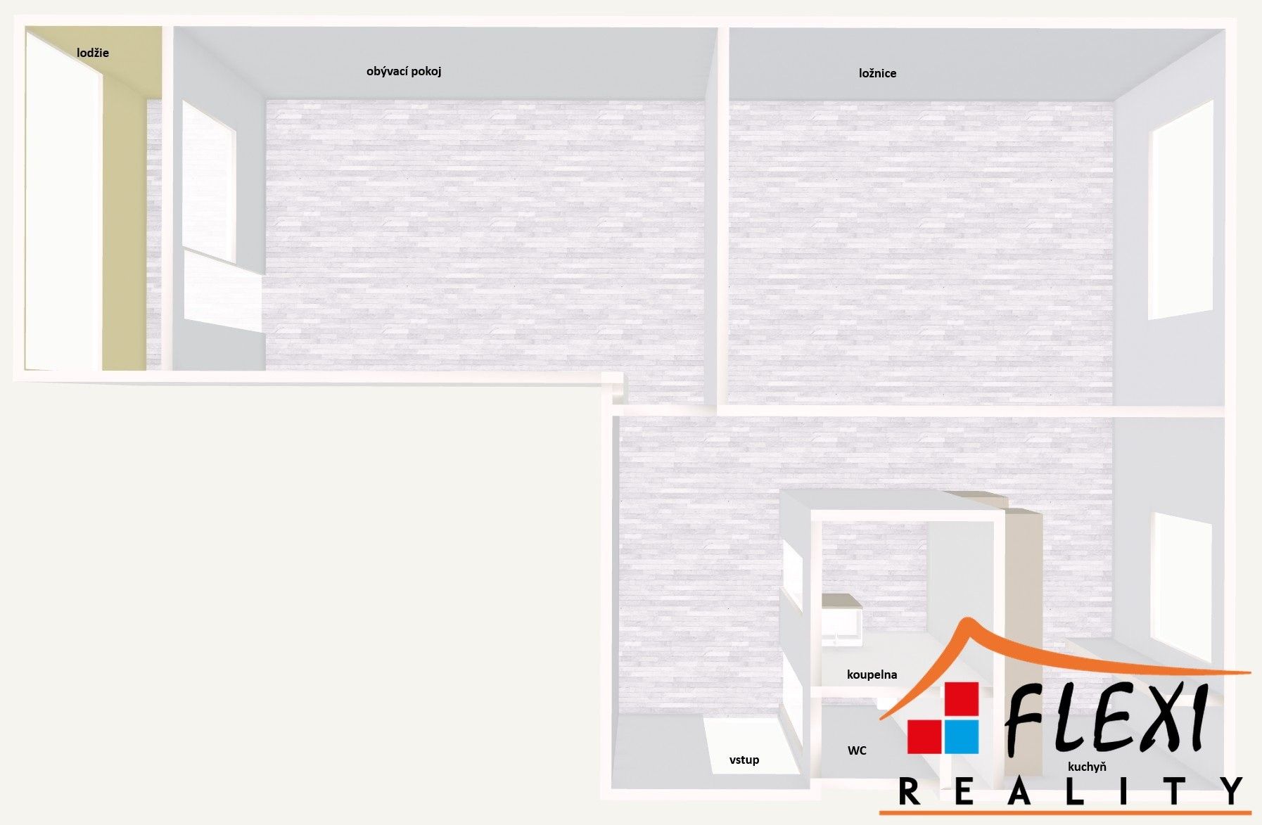 Pronájem bytu 2+1 50 m² - foto 16