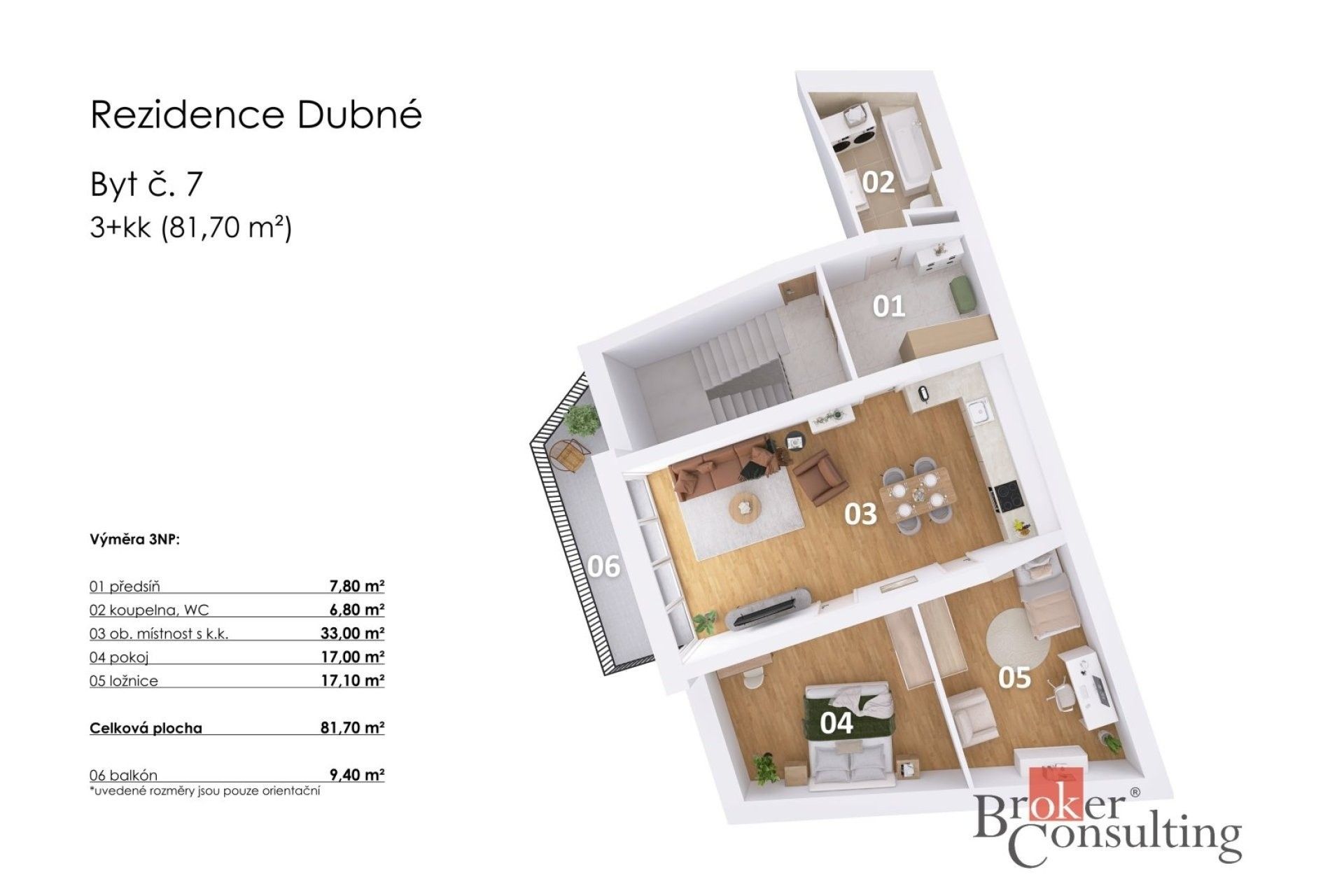 Prodej bytu 3+kk 82 m² - foto 5