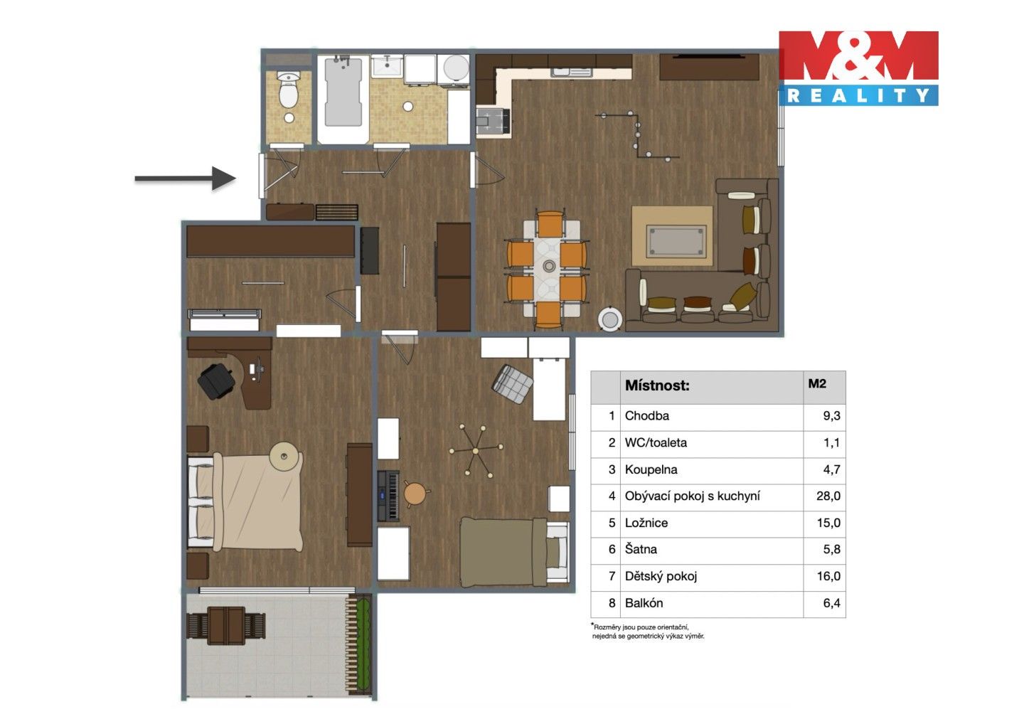 Prodej bytu 3+kk 86 m² - foto 9