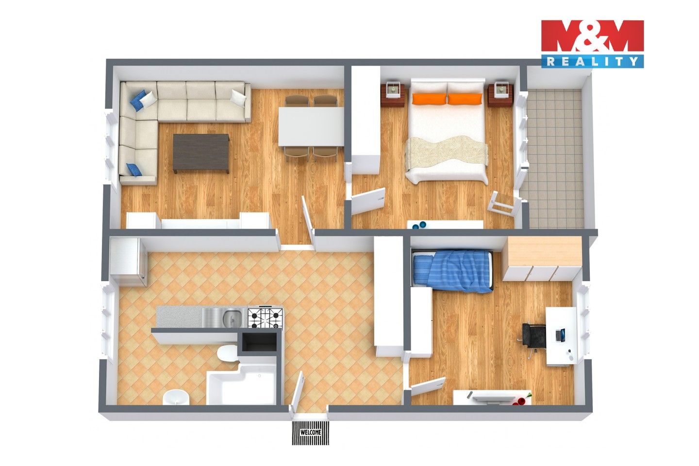 Prodej bytu 3+1 60 m² - foto 16