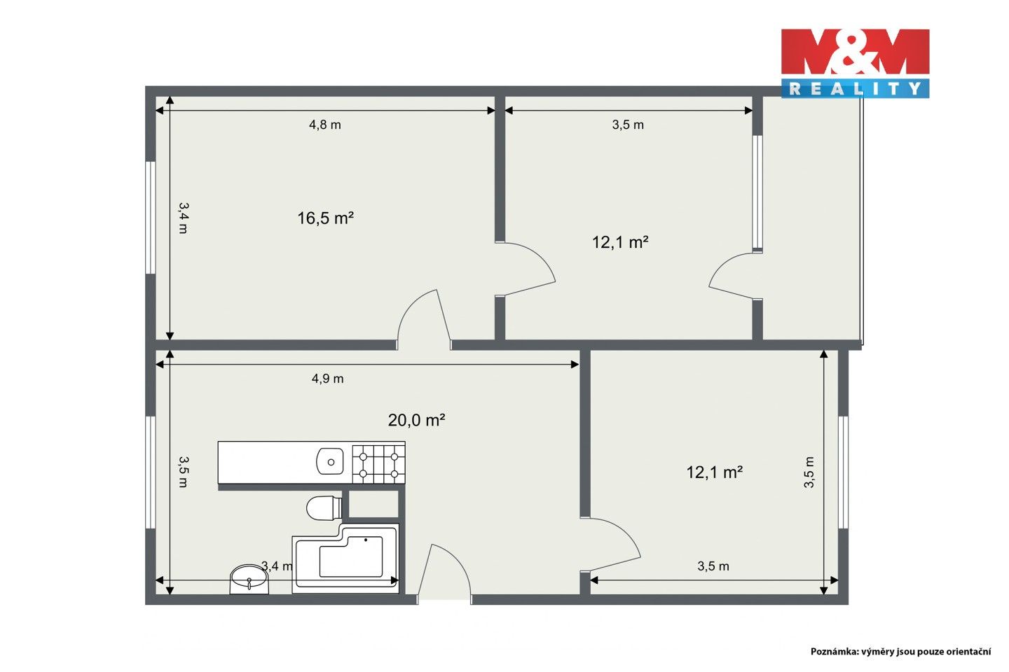 Prodej bytu 3+1 60 m² - foto 17