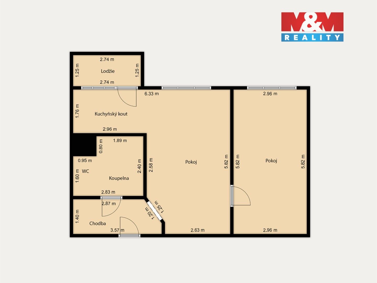 Prodej bytu 2+kk 48 m² - foto 20