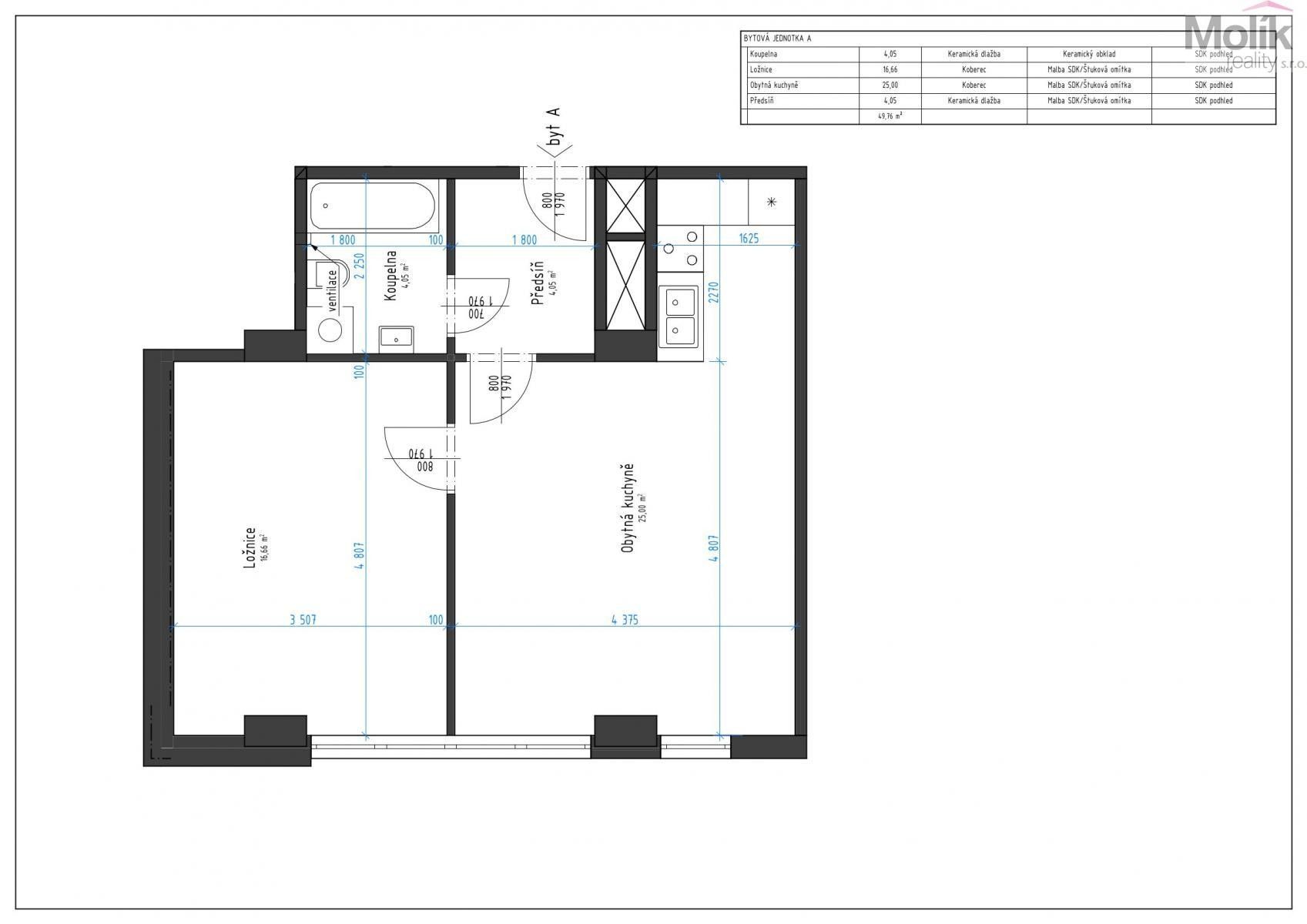 Pronájem bytu 2+kk 50 m² - foto 13