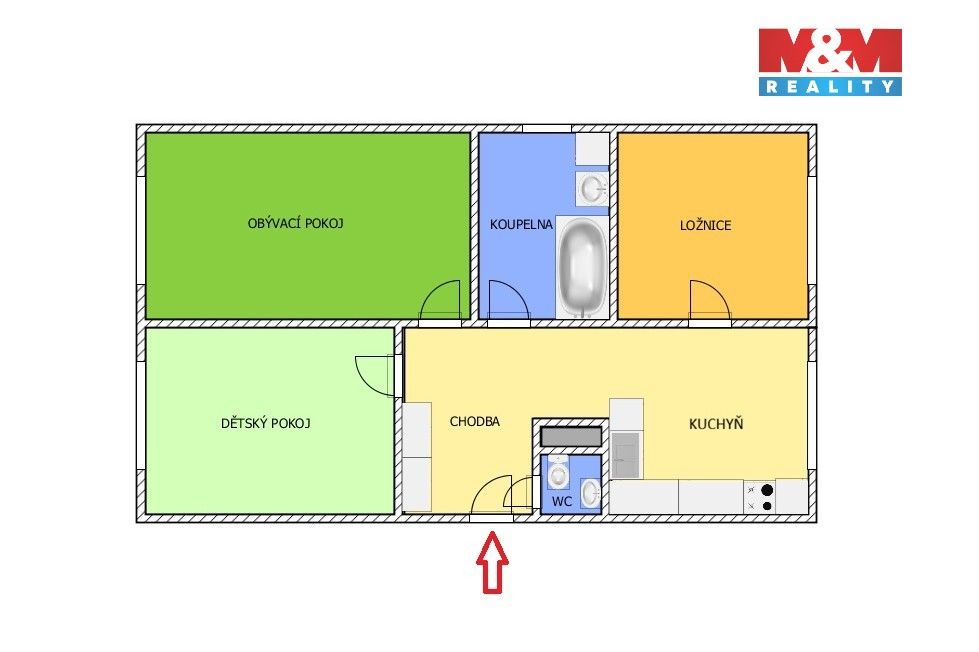 Prodej bytu 3+1 81 m² - foto 4