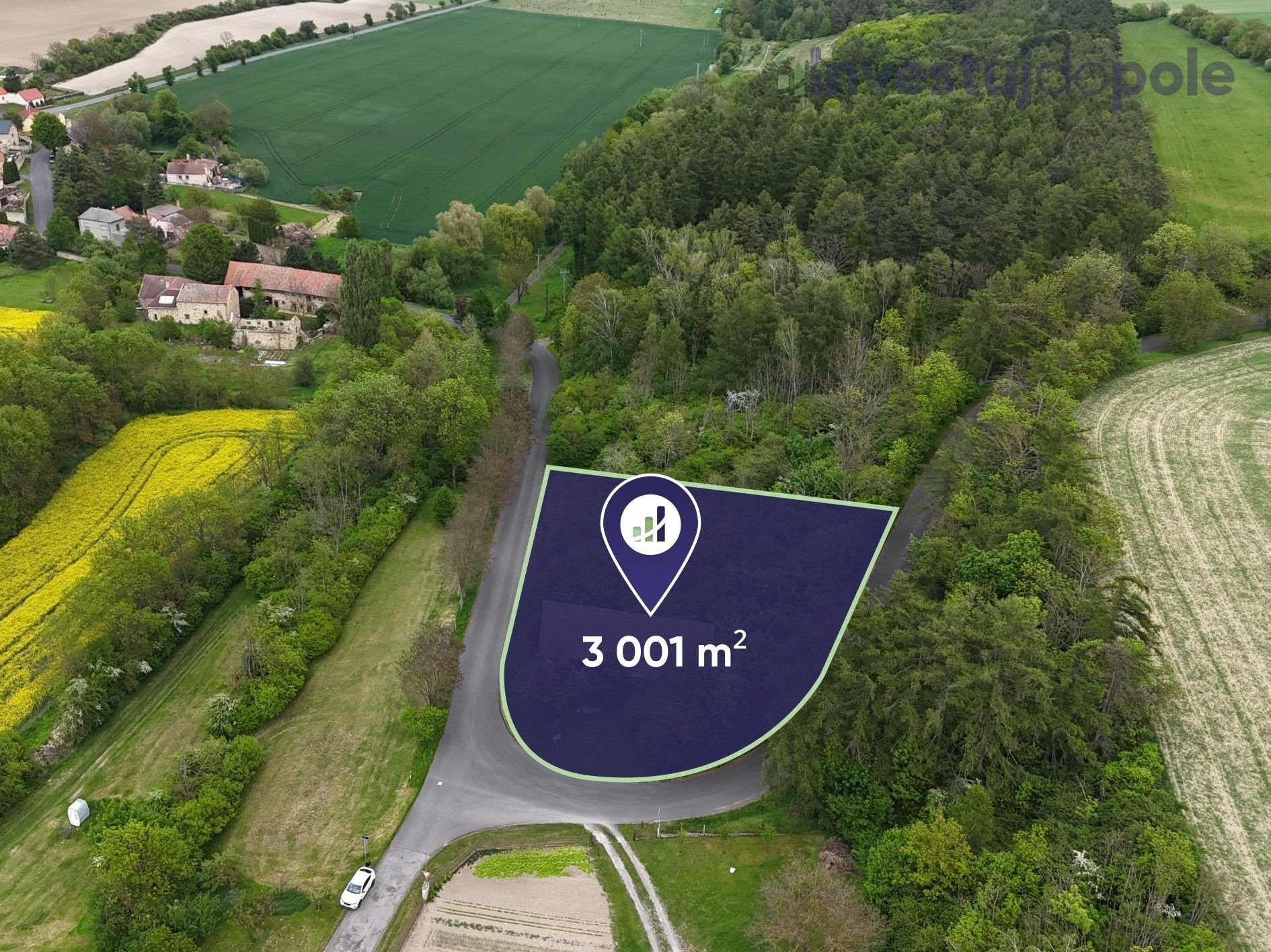 Prodej pozemku 3001 m² - foto 2