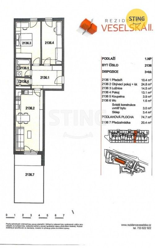 Prodej bytu 3+kk 75 m² - foto 12