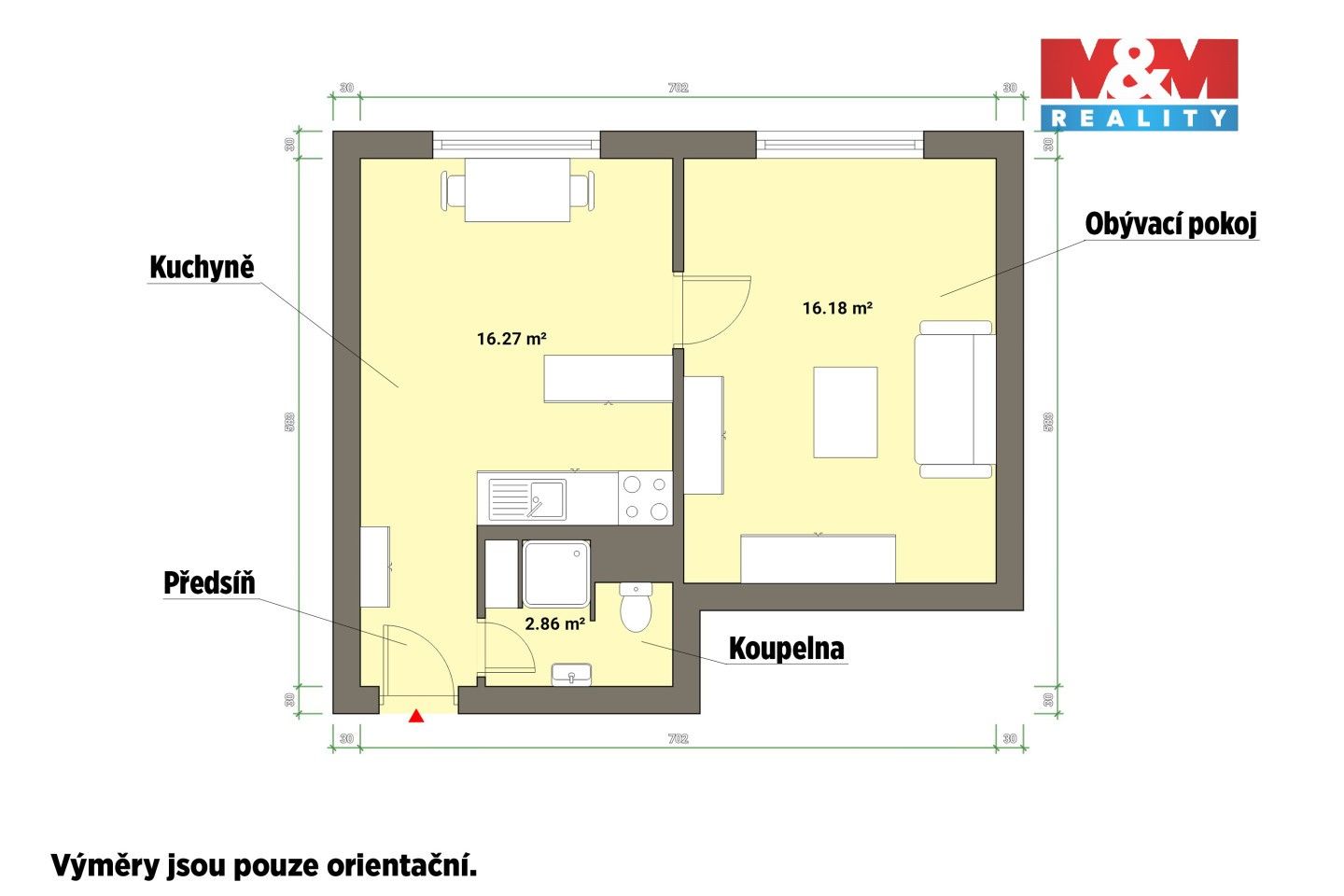 Prodej bytu 1+1 41 m² - foto 4