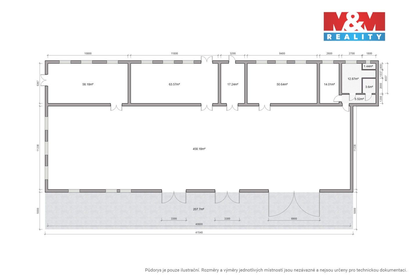 Pronájem komerčního prostoru 770 m² - foto 22