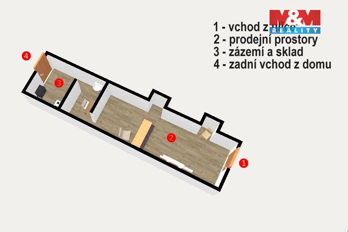 Pronájem komerčního prostoru 25 m² - foto 8