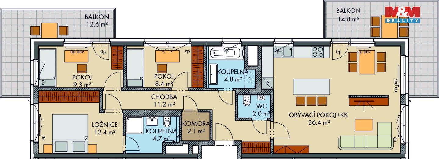 Prodej bytu 4+kk 97 m² - foto 22
