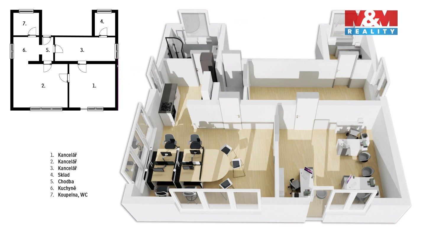 Pronájem komerčního prostoru 77 m² - foto 16