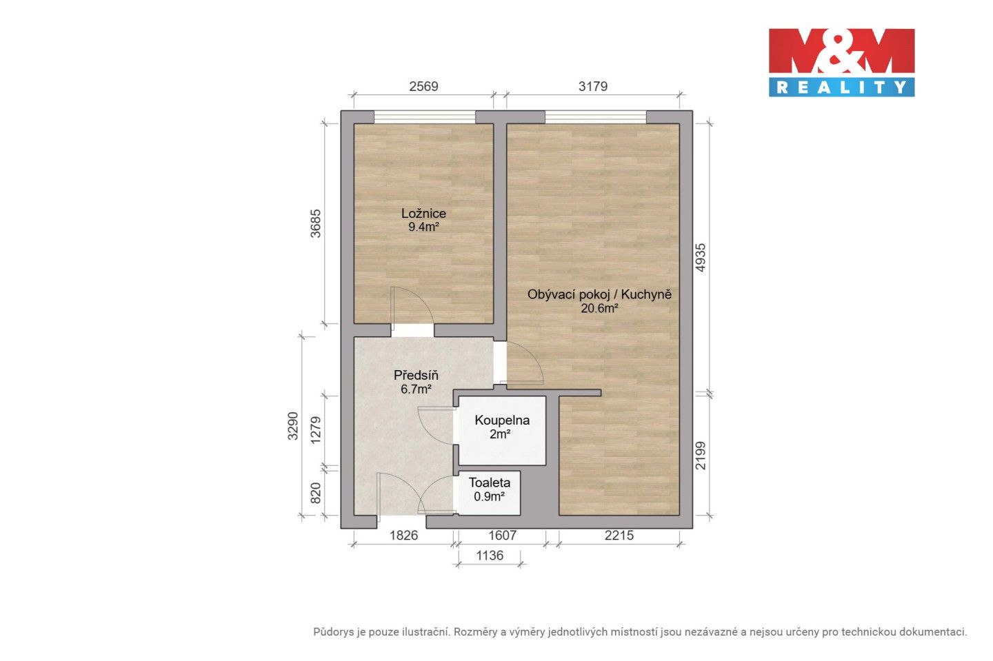 Prodej bytu 2+kk 41 m² - foto 4